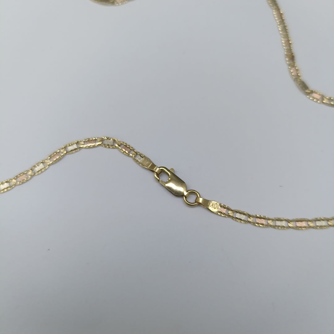 CADENA ORO COMBINADO 10 K 4.7 GRMS (SEMINUEVO)