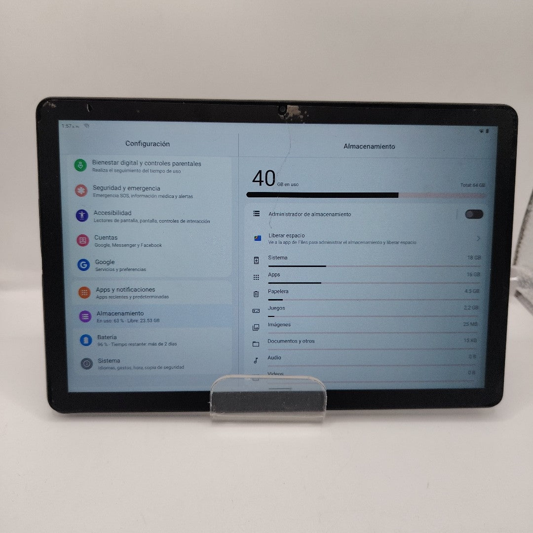 TABLETA LENOVO IDEATAB M10 TB-X306X (2023) 64 GB 4 GB RAM (SEMINUEVO)