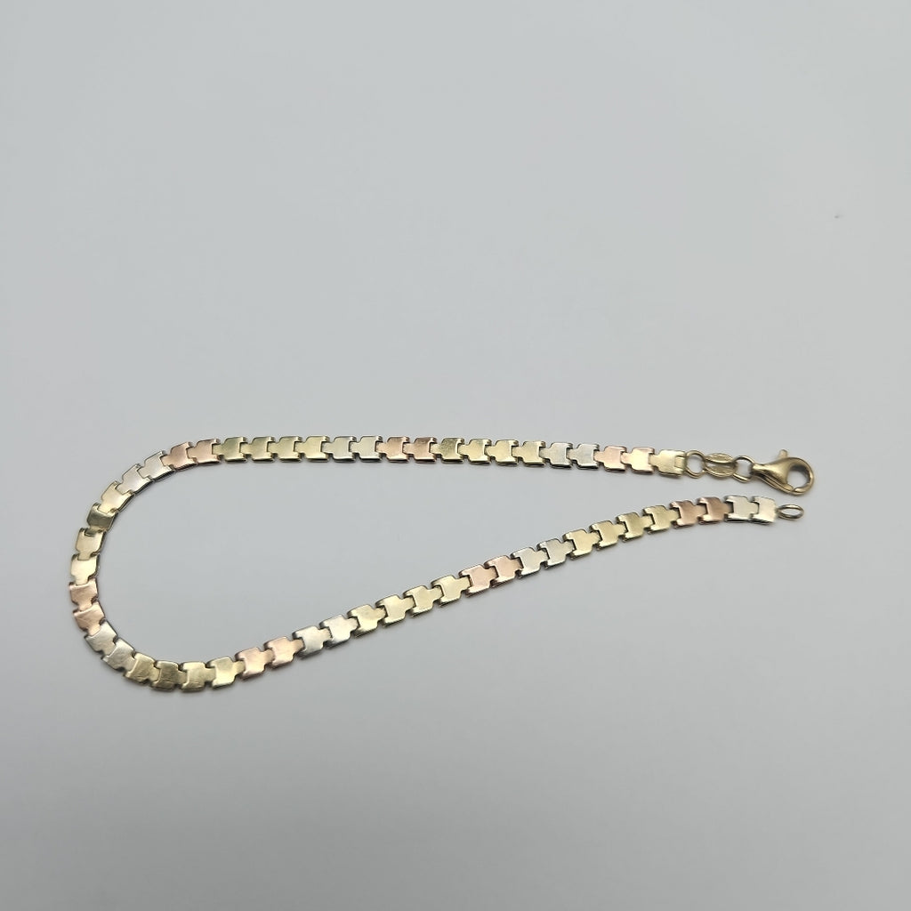 PULSERA ORO,ORO COMBINADO 14 K 3,80 GRMS (SEMINUEVO)
