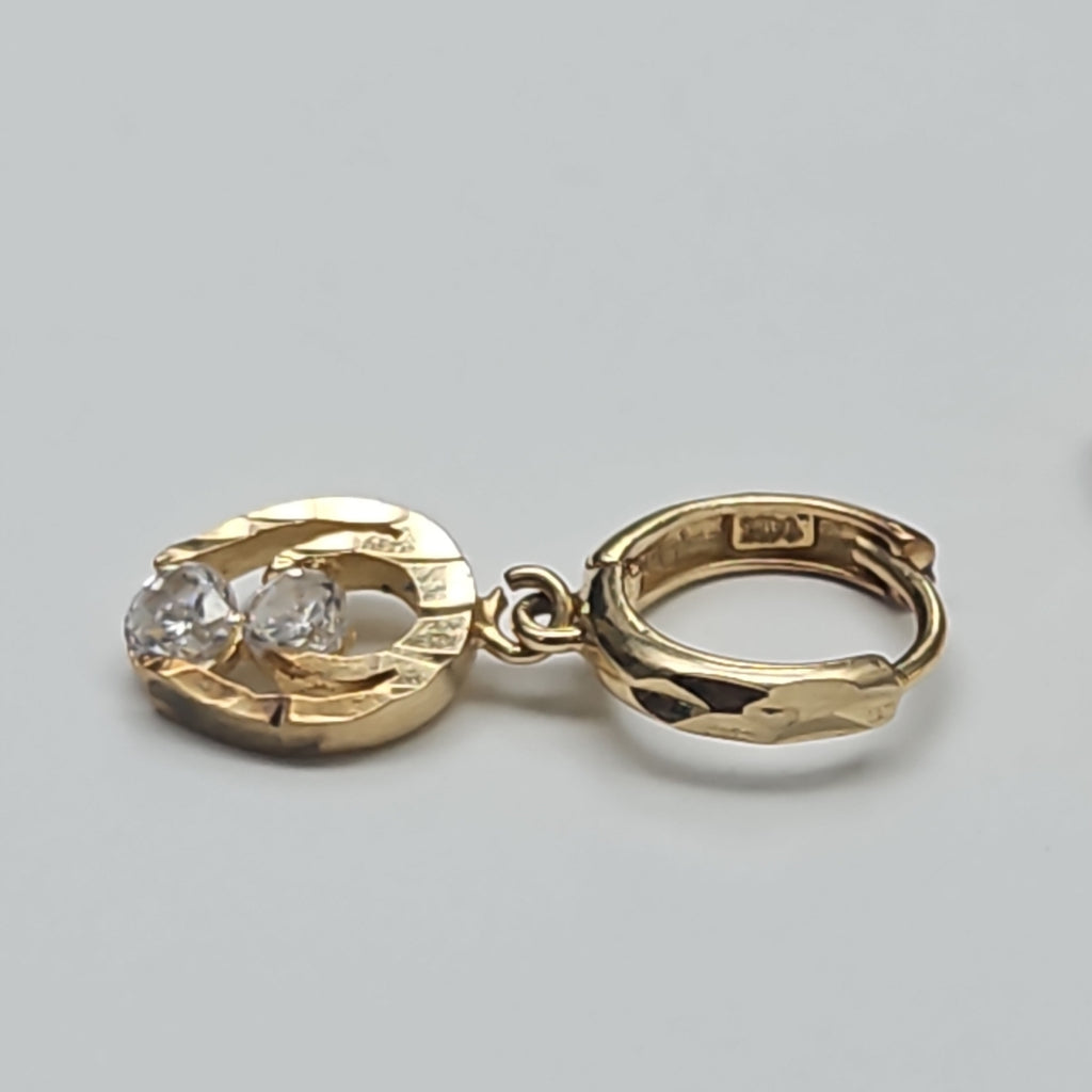 ARETES PAR ORO 14 K 3,10 GRMS (SEMINUEVO)