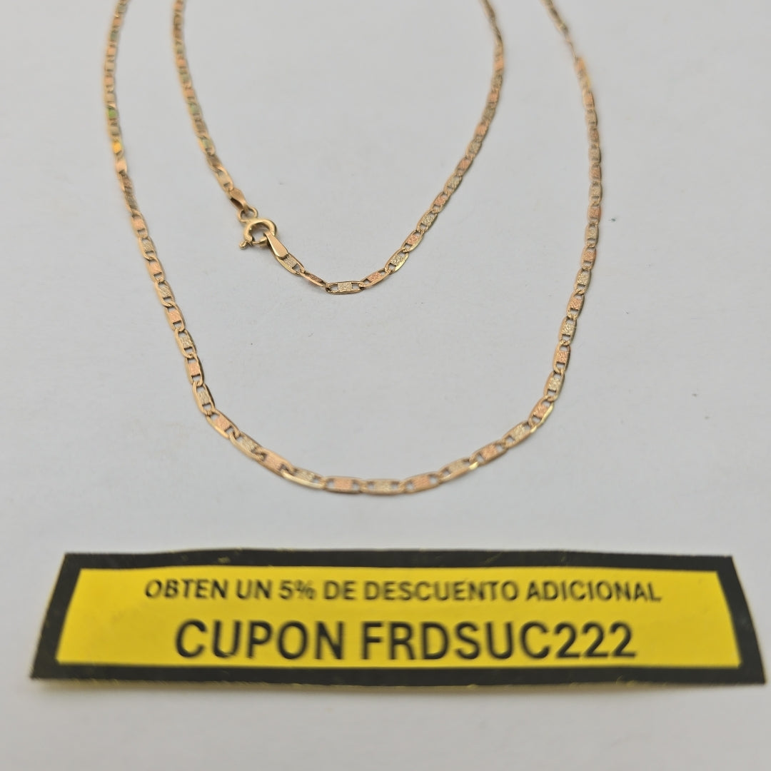CADENA ORO 14 K 3.8 GRMS (SEMINUEVO)