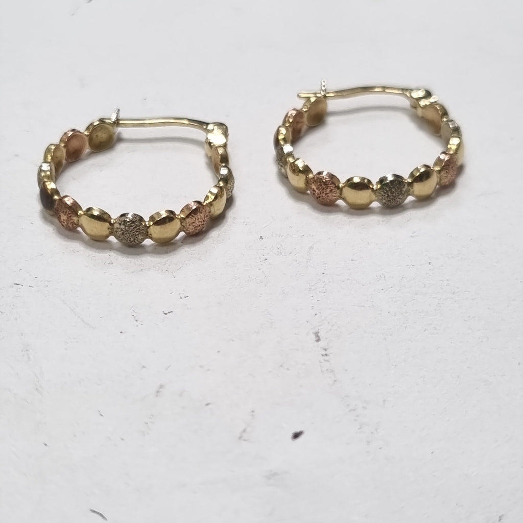 ARRACADAS PAR ORO 14 K 2.4 GRMS (SEMINUEVO)