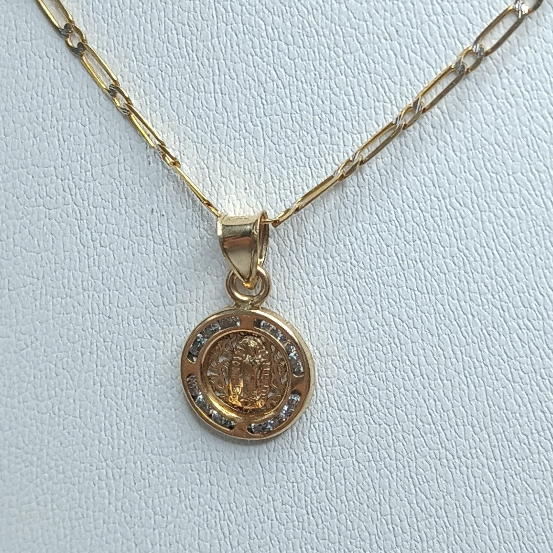 CADENA ORO, RODIADO 14 K 2.8 GRMS (SEMINUEVO)