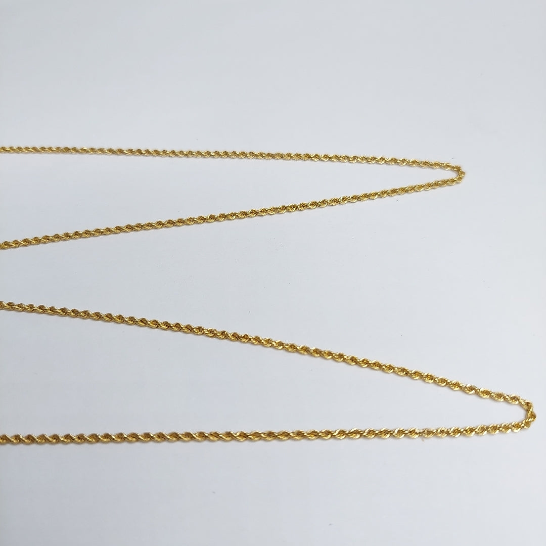 CADENA ORO 14 K 1.6 GRMS (SEMINUEVO)