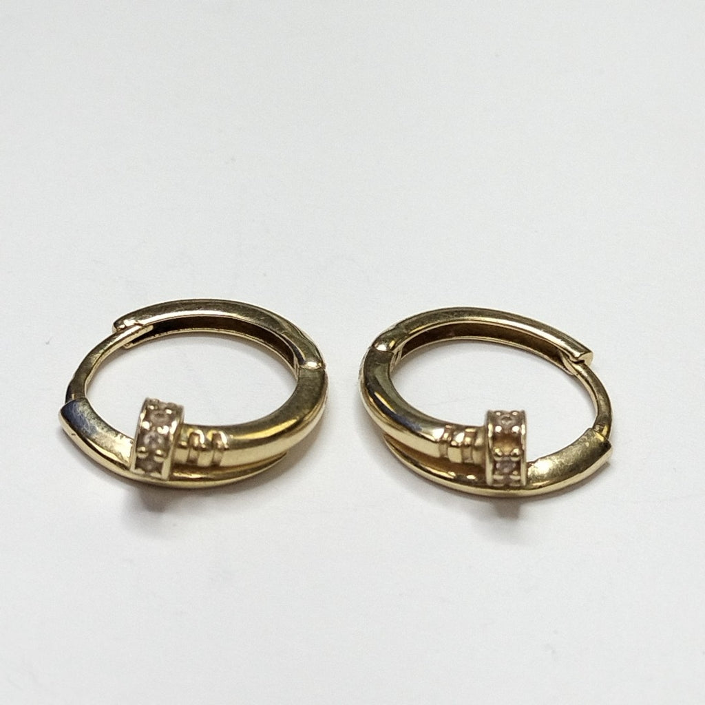ARRACADAS PAR ORO 14 K 2.4 GRMS (SEMINUEVO)
