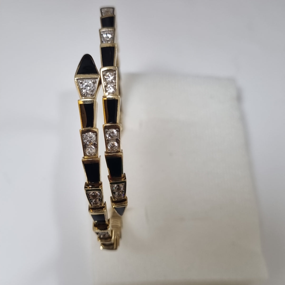 PULSERA RIGIDA ORO 14 K 14.9 GRMS (SEMINUEVO)
