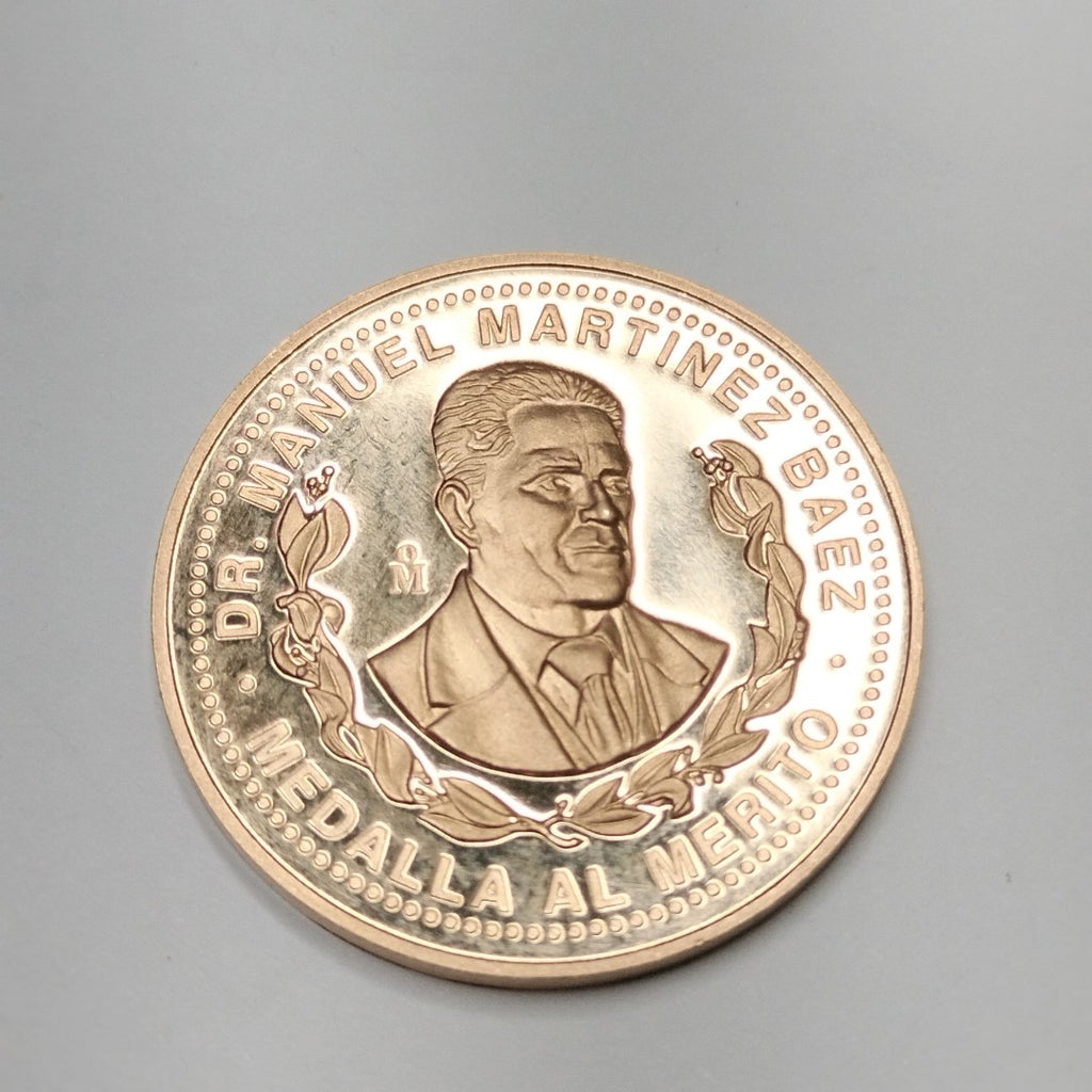 MEDALLA CONMEMORATIVA ORO 21 K 15.5 GRMS (SEMINUEVO)