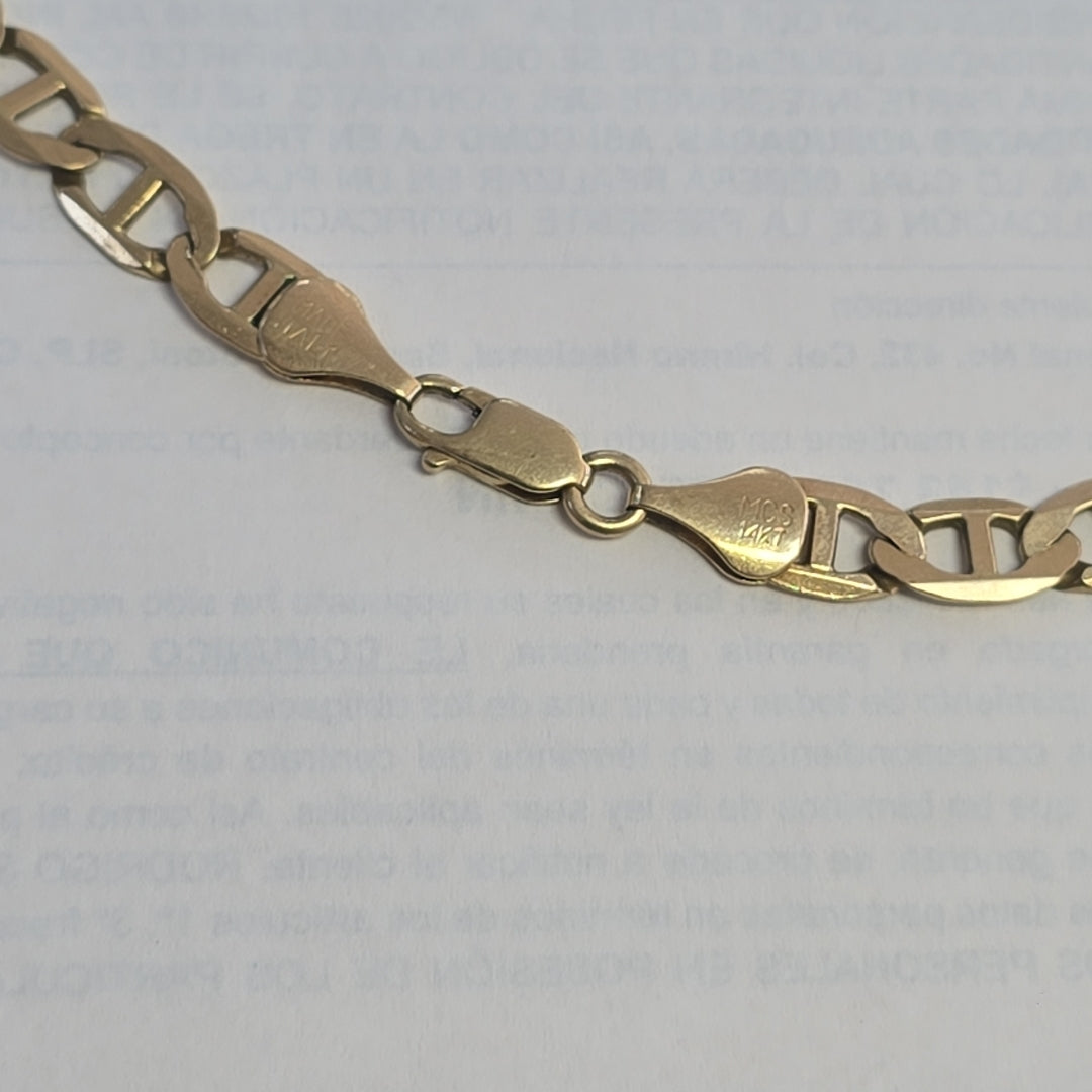 CADENA ORO 14 K 43.5 GRMS (SEMINUEVO)