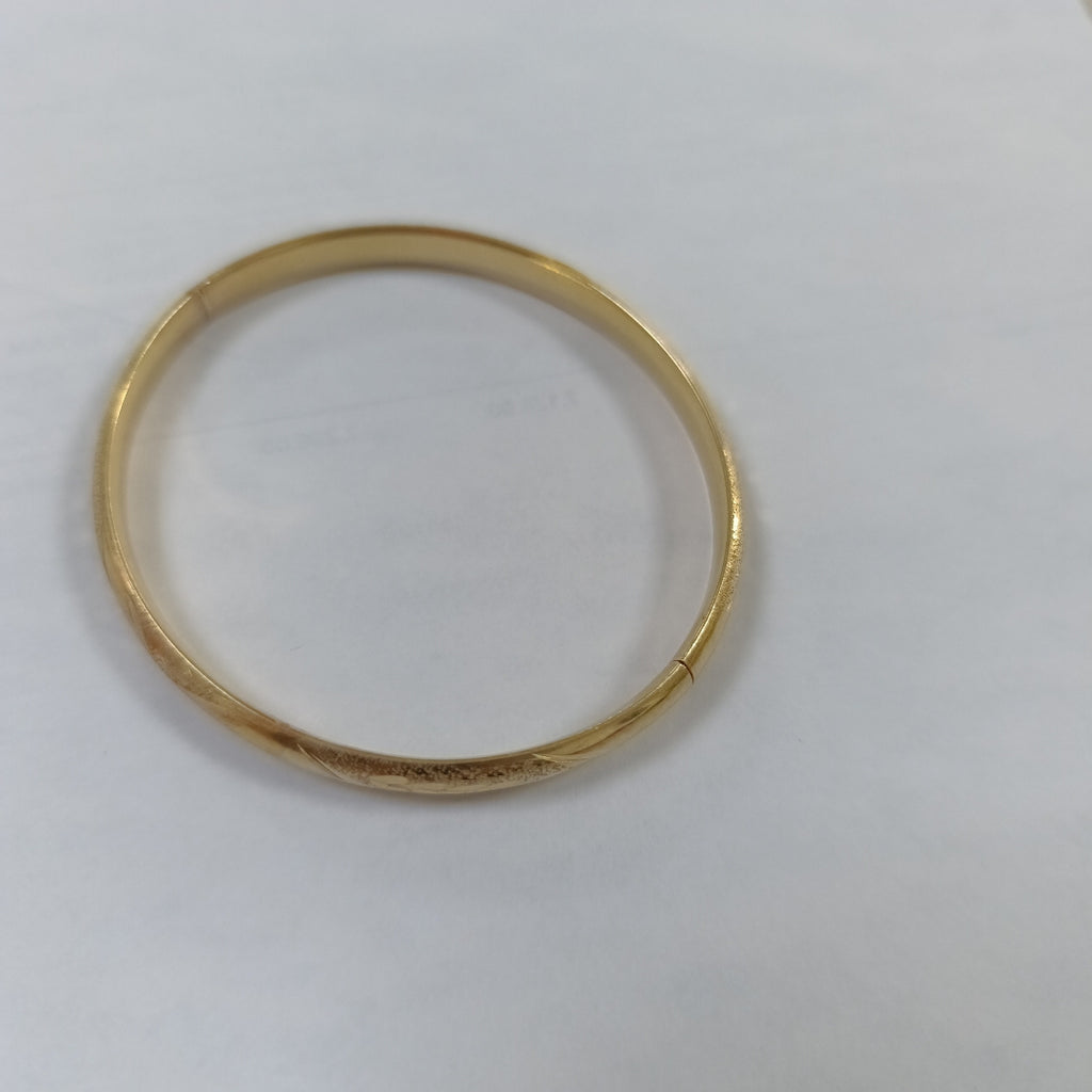 PULSERA RIGIDA ORO 14 K 7.3 GRMS (SEMINUEVO)