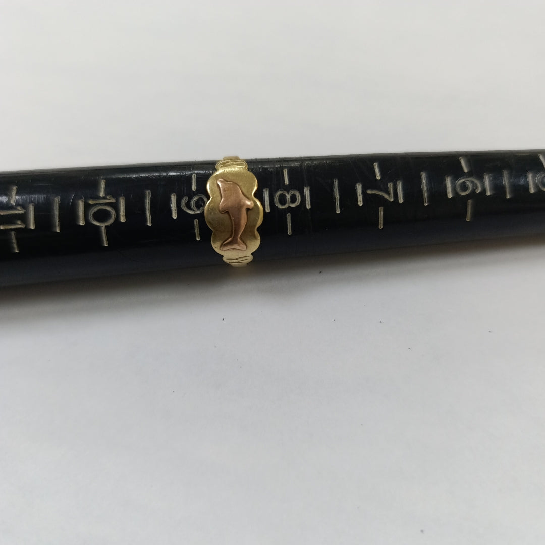 ANILLITO ORO COMBINADO 10 K 1.7 GRMS (SEMINUEVO)