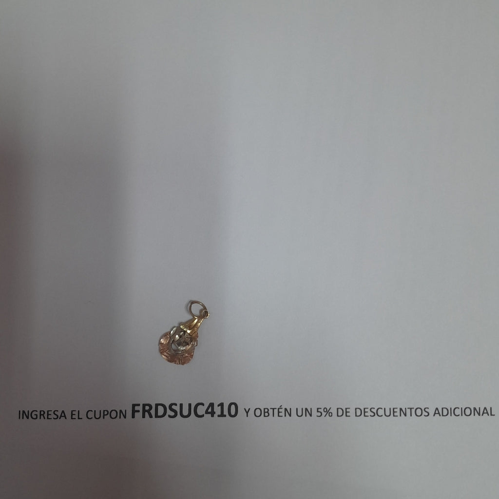 DIJE ORO COMBINADO 10 K 1,20 GRMS (SEMINUEVO)