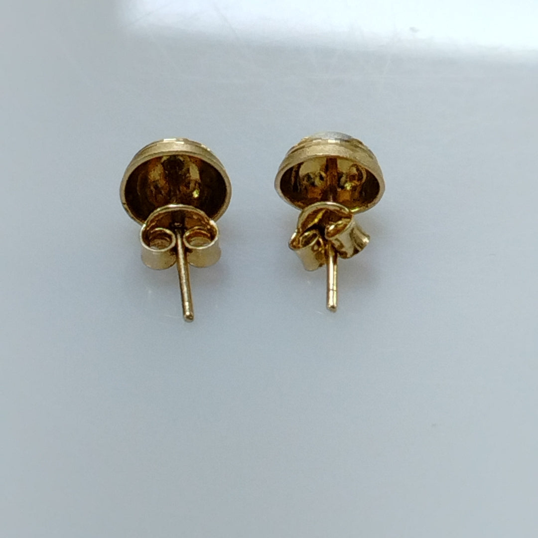 BROQUELES PAR ORO 14 K 1,70 GRMS (SEMINUEVO)