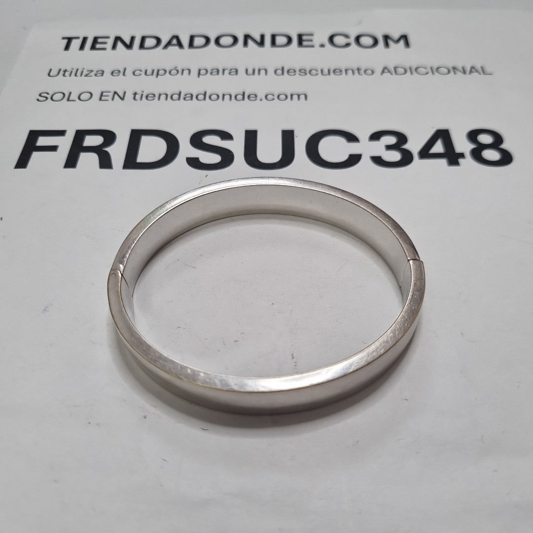 PULSERA RIGIDA ORO, ORO BLANCO 14 K 18.2 GRMS (SEMINUEVO)