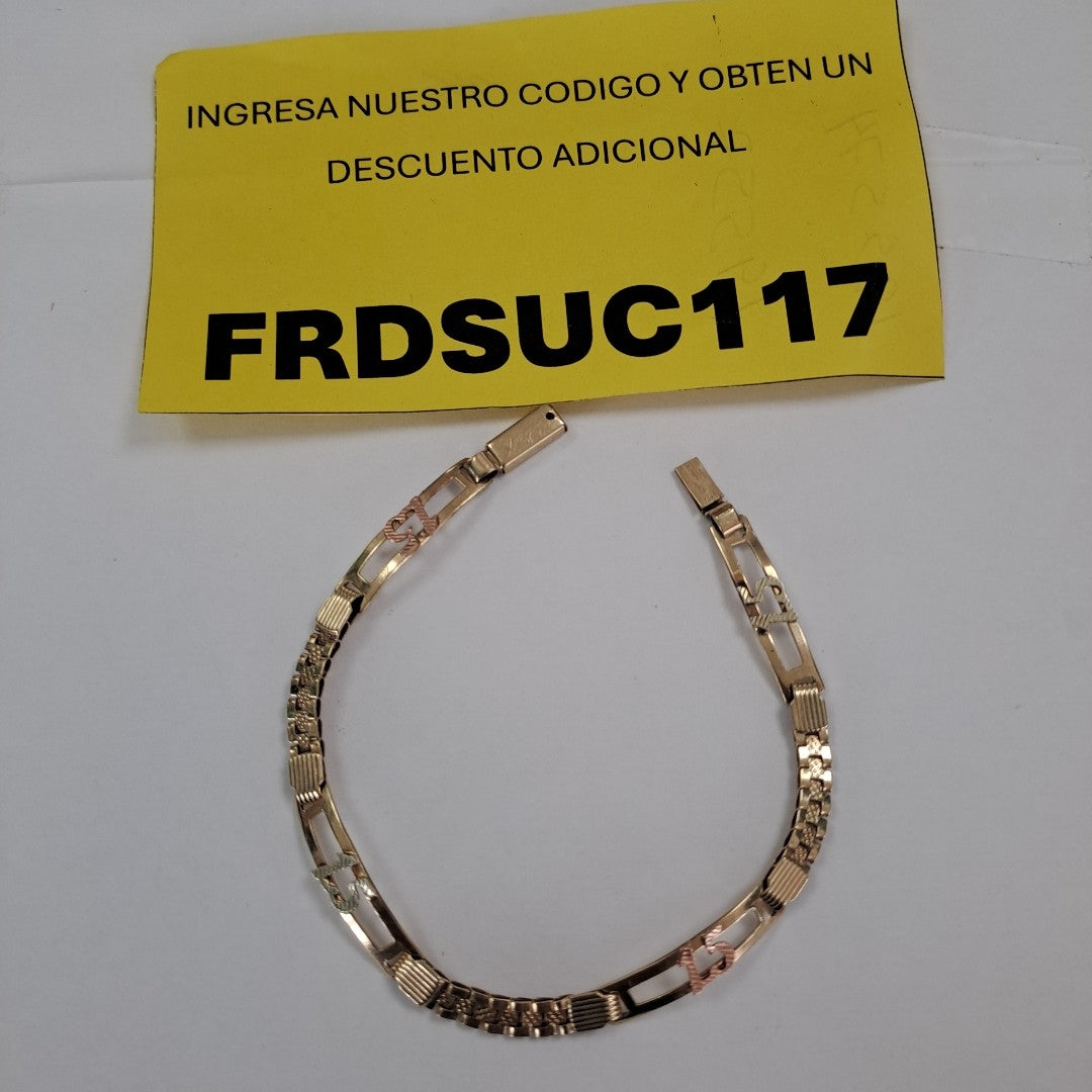 PULSERA ORO 10 K 4.9 GRMS (SEMINUEVO)