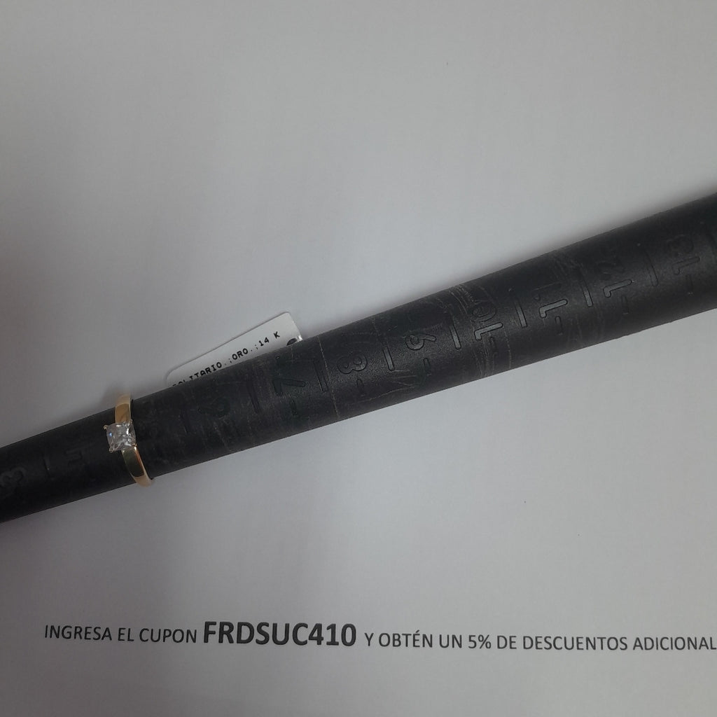 SOLITARIO ORO 14 K 1.3 GRMS (SEMINUEVO)