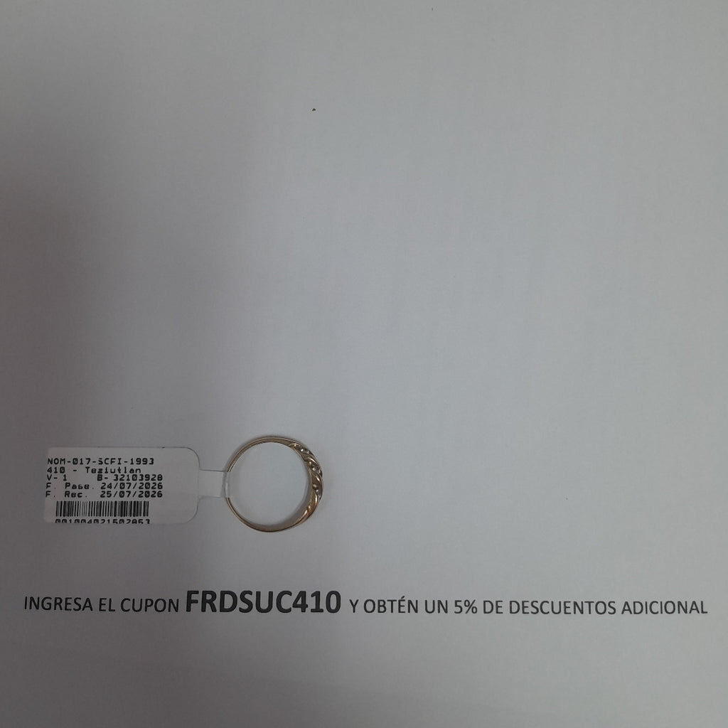 ANILLITO ORO 10 K 1,40 GRMS (SEMINUEVO)