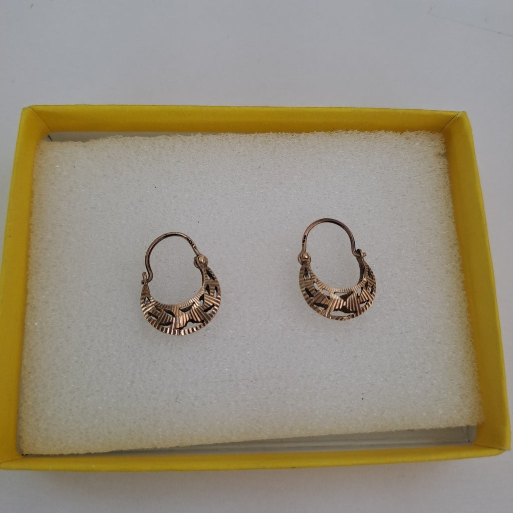 ARRACADAS PAR ORO 10 K 1.4 GRMS (SEMINUEVO)