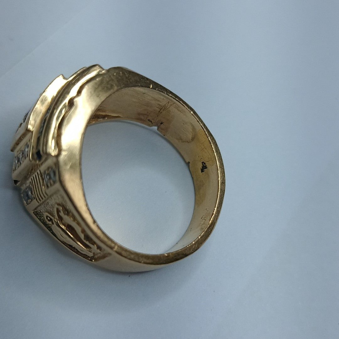ANILLO ORO 14 K 11.4 GRMS (SEMINUEVO)