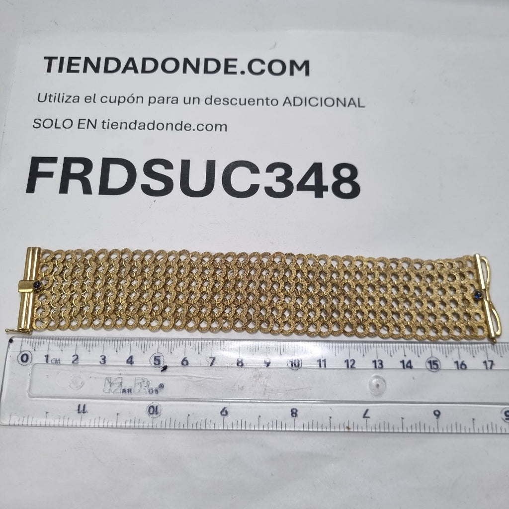 PULSERA ORO 14 K 35.8 GRMS (SEMINUEVO)