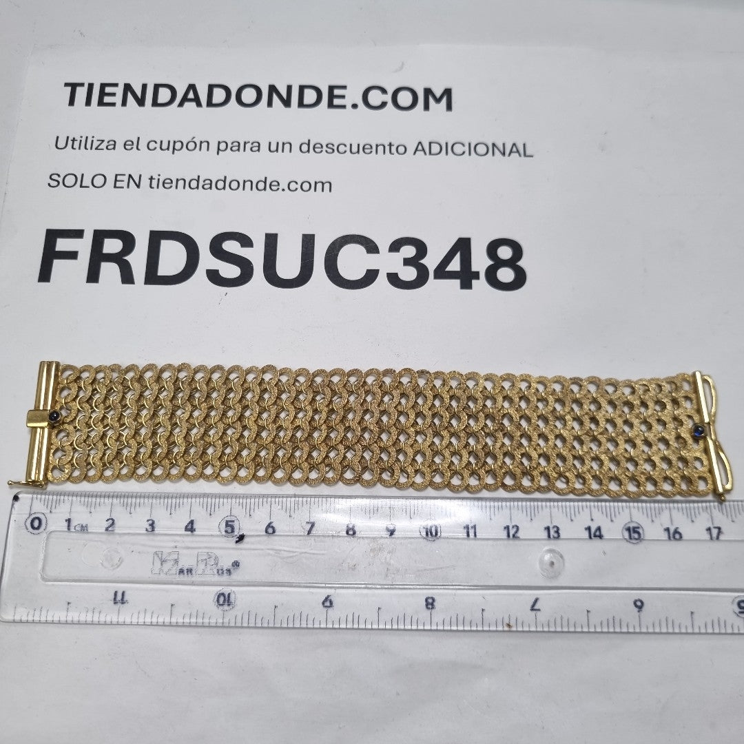 PULSERA ORO 14 K 35.8 GRMS (SEMINUEVO)