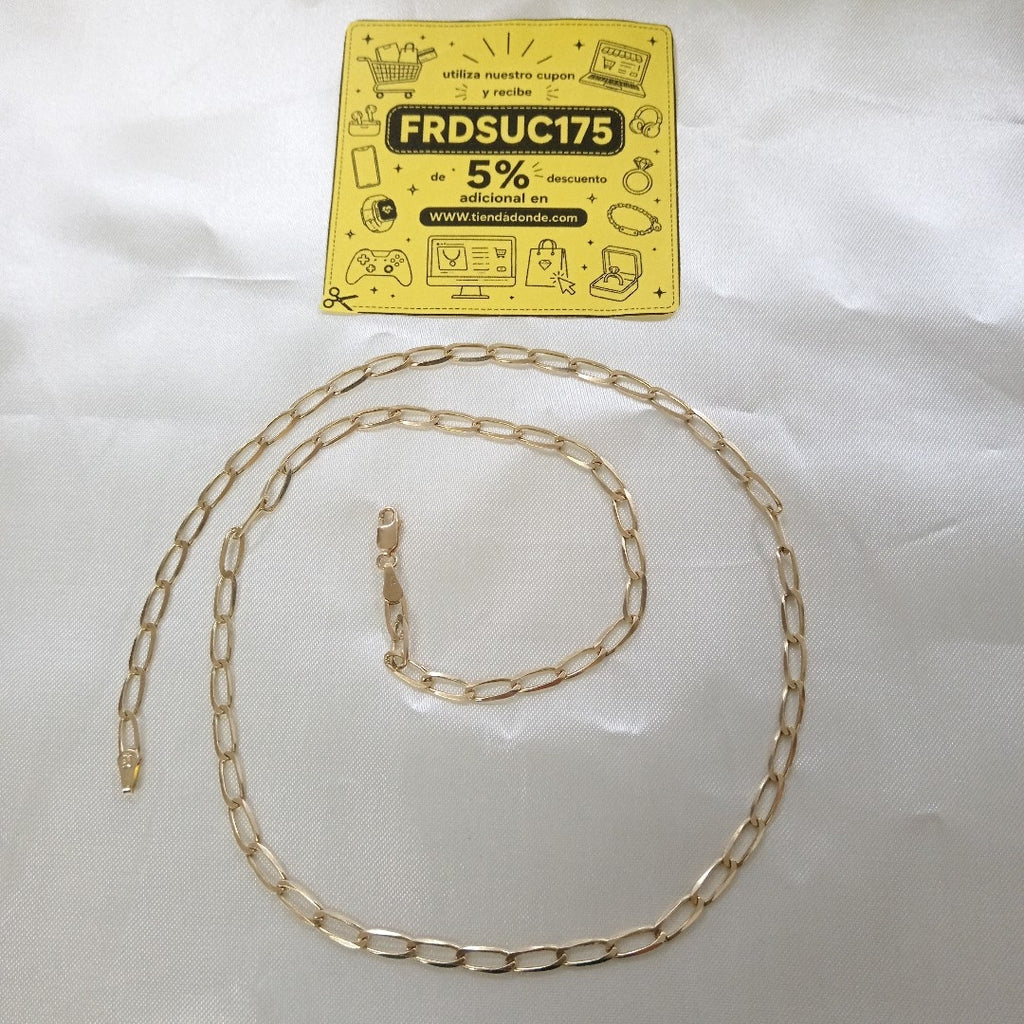 CADENA TEJIDO ESLABONES 11.9G 60 CM (NUEVO)