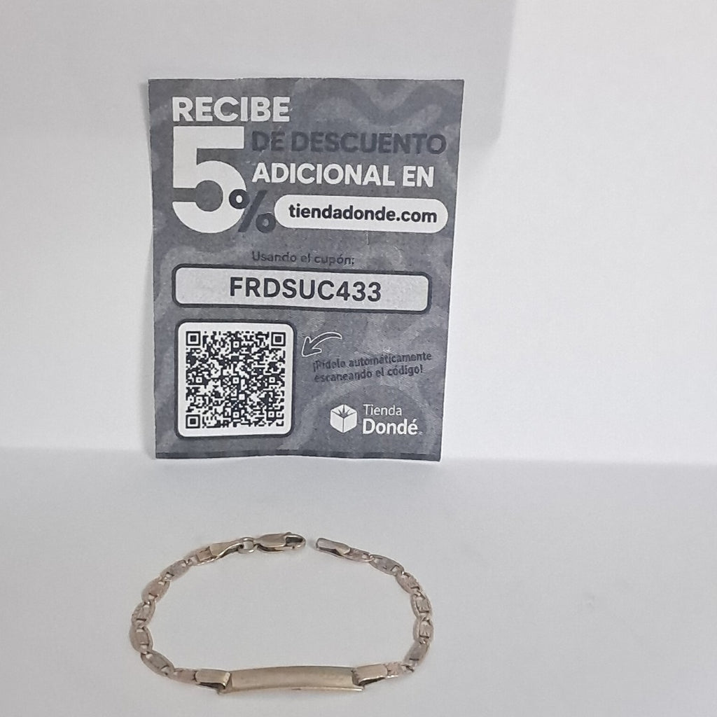 PULSERA ORO COMBINADO 14 K 3,10 GRMS (SEMINUEVO)