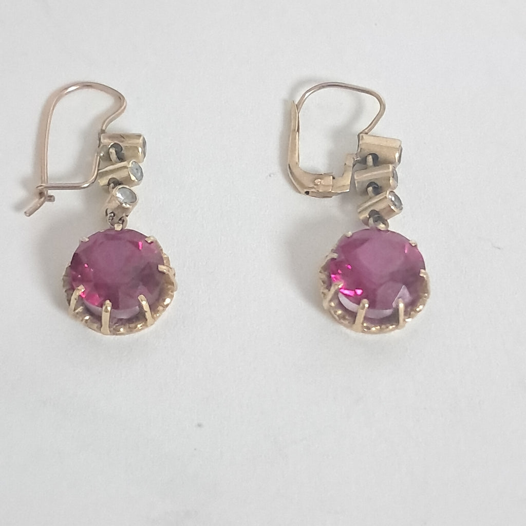 ARETES PAR ORO 10 K 5,10 GRMS (SEMINUEVO)