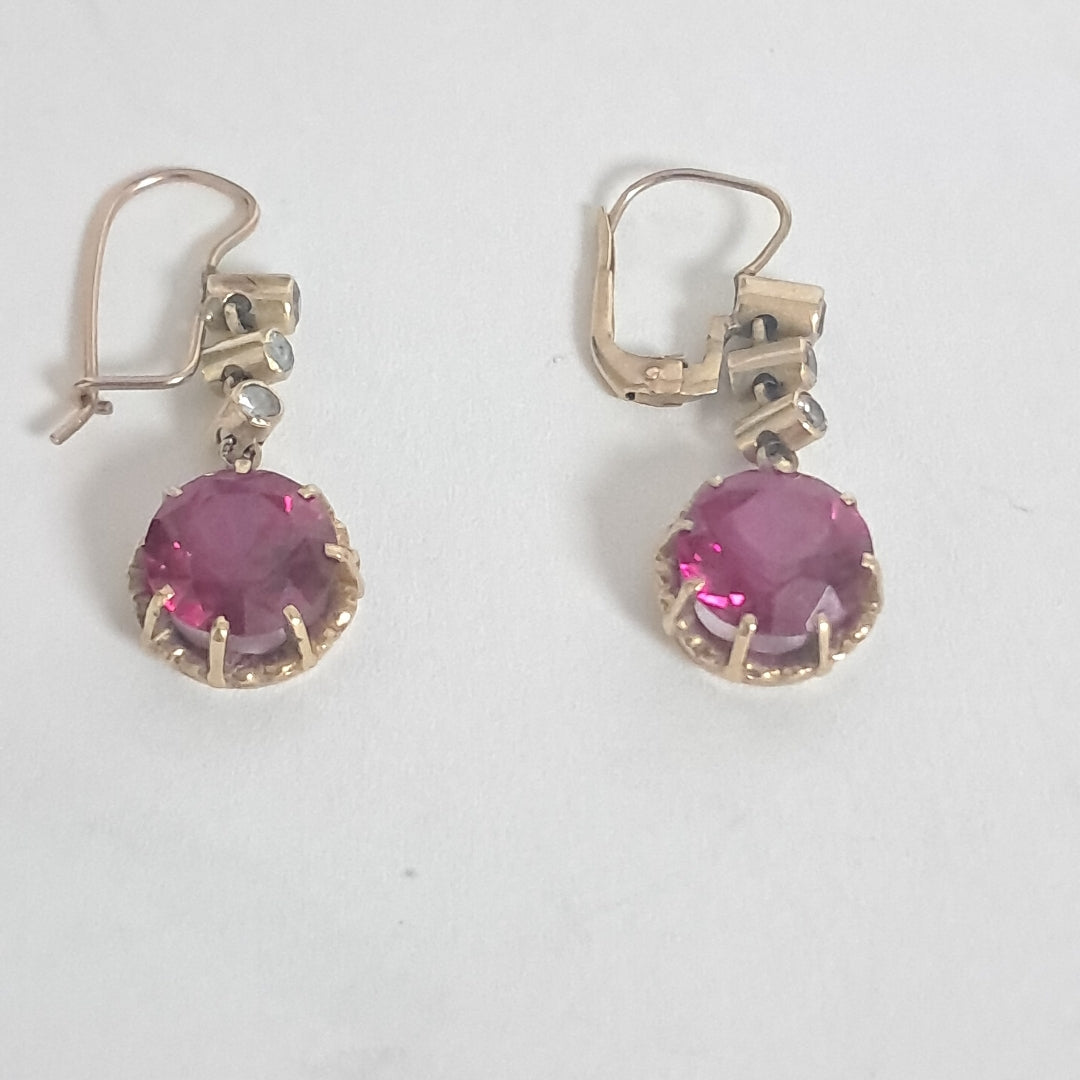ARETES PAR ORO 10 K 5,10 GRMS (SEMINUEVO)