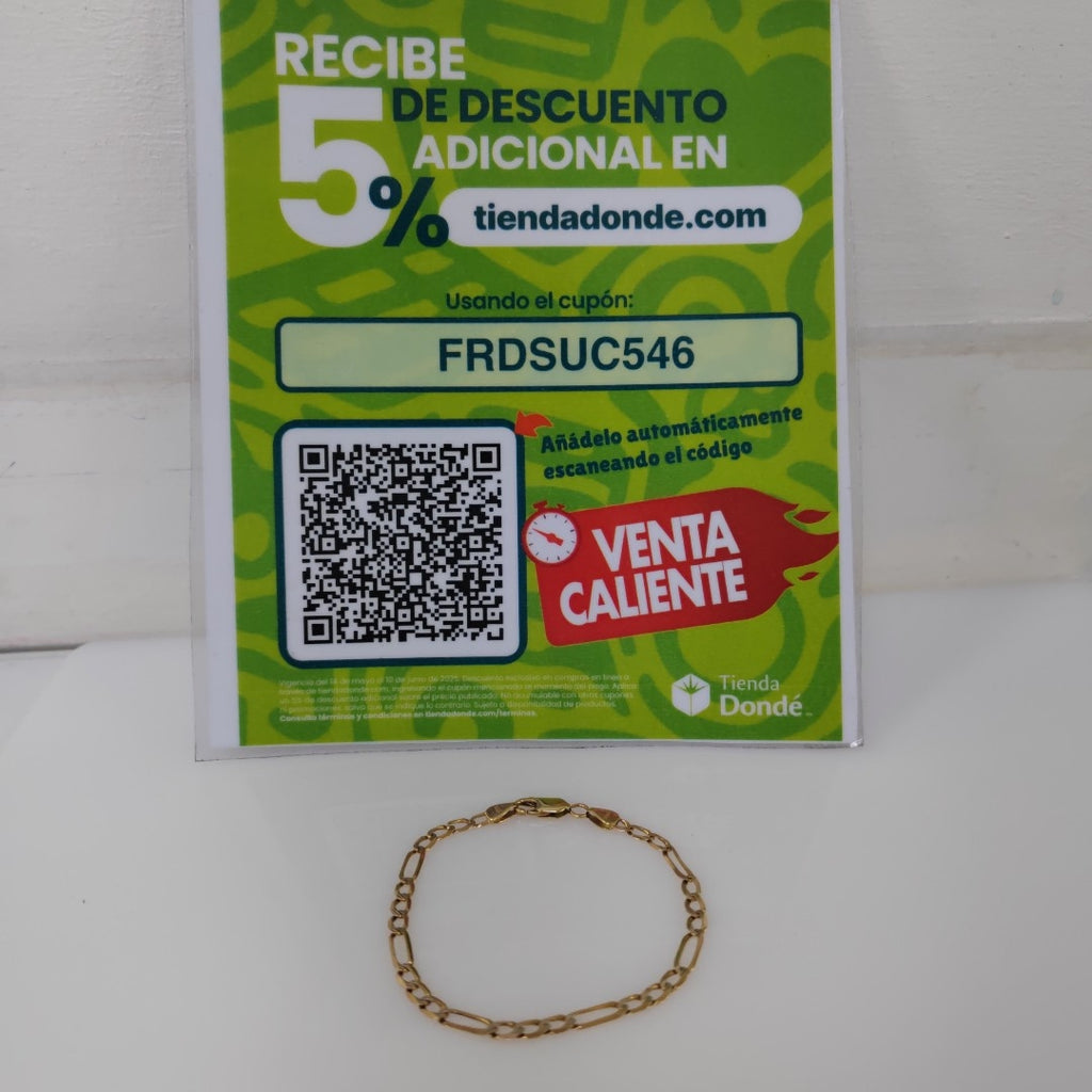 PULSERA ORO 14 K 2.9 GRMS (SEMINUEVO)
