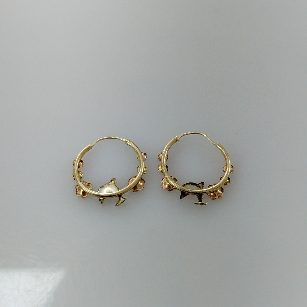 ARRACADAS PAR ORO 14 K 1,30 GRMS (SEMINUEVO)