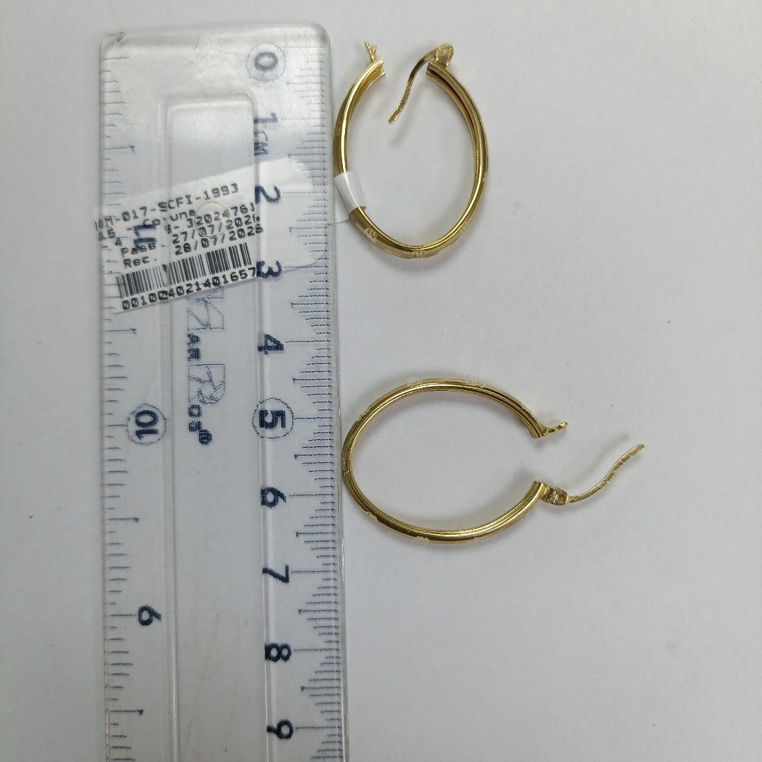 ARRACADAS PAR ORO 14 K 2.6 GRMS (SEMINUEVO)