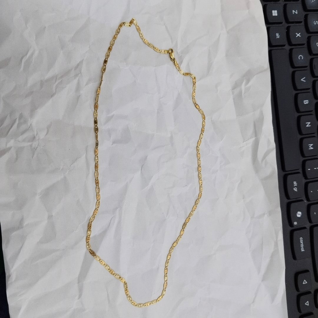 CADENA ORO, ORO COMBINADO 14 K 4.5 GRMS (SEMINUEVO)