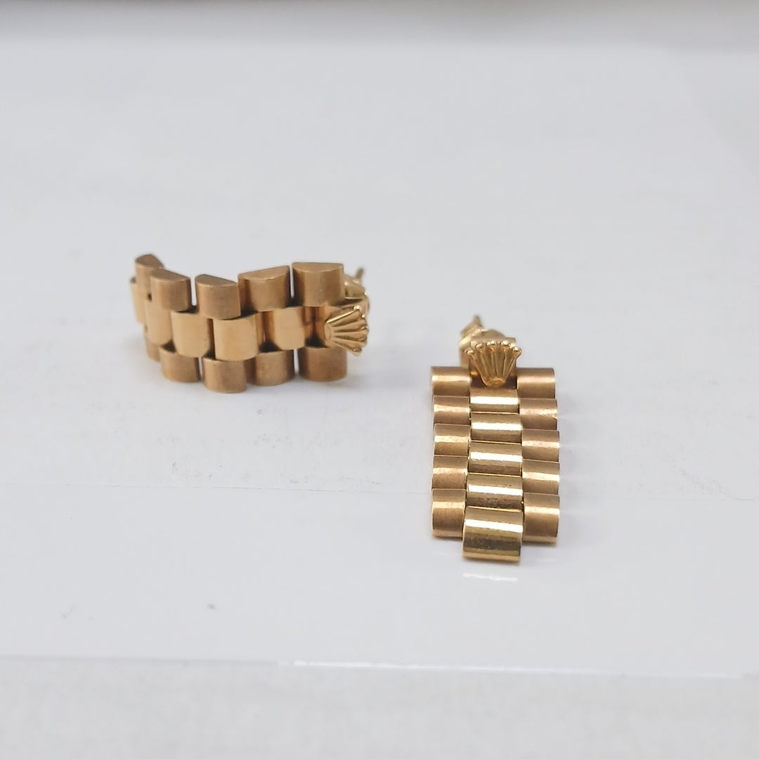 BROQUELES PAR ORO 18 K 11.7 GRMS (SEMINUEVO)