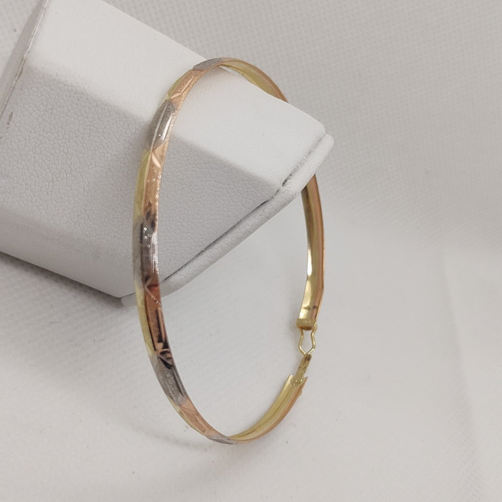 PULSERA RIGIDA ORO 14 K 3.8 GRMS (SEMINUEVO)