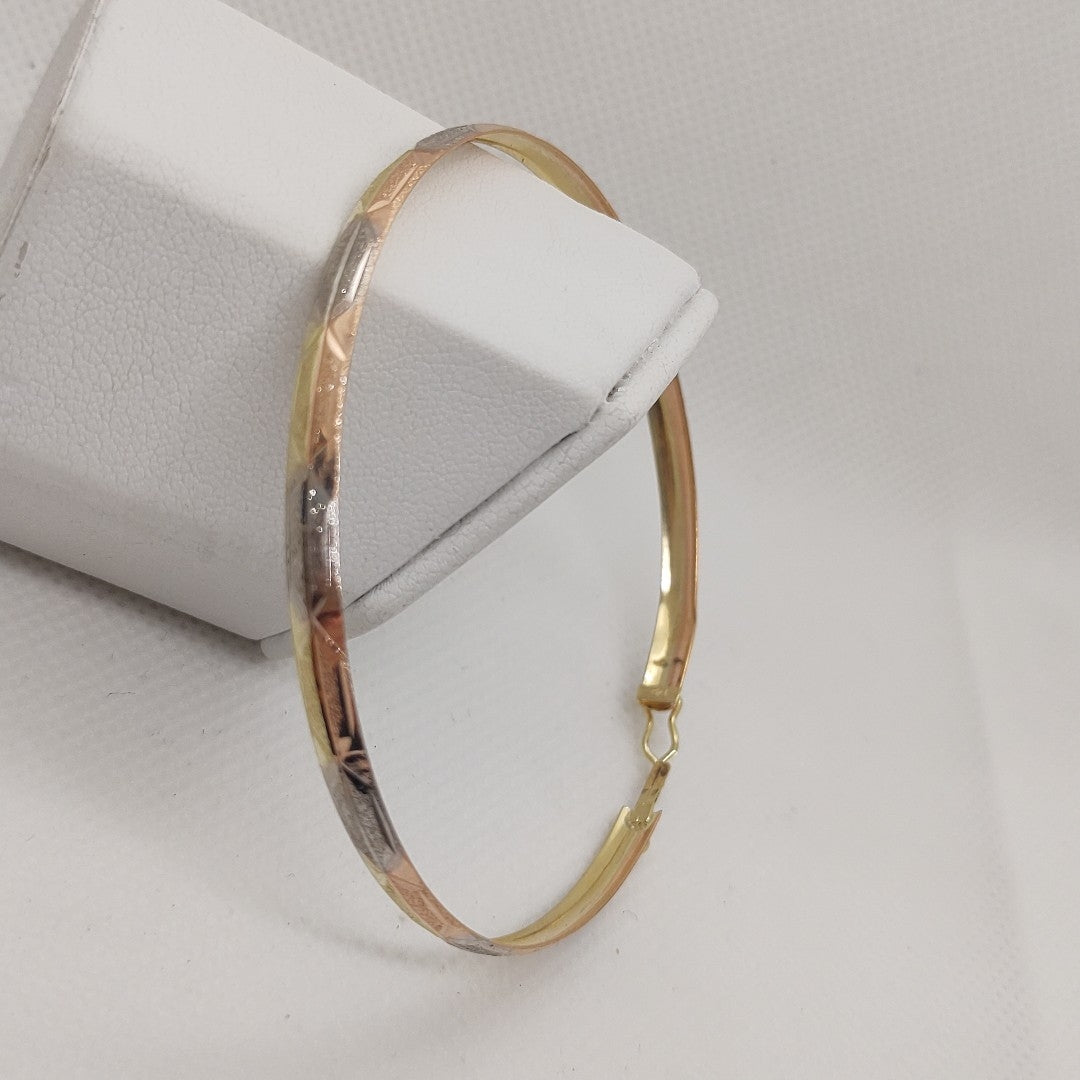 PULSERA RIGIDA ORO 14 K 3.8 GRMS (SEMINUEVO)