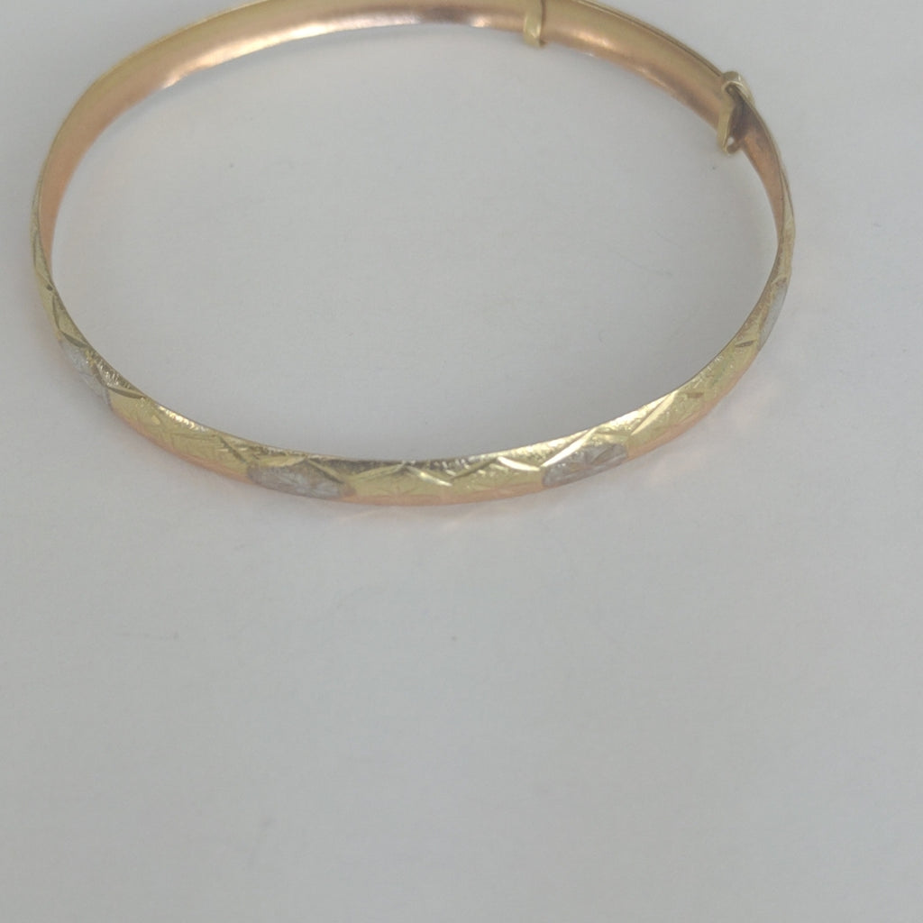 PULSERA RIGIDA ORO 10 K 5 GRMS (SEMINUEVO)