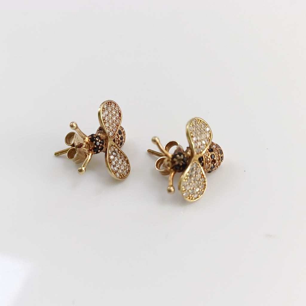 ARETES PAR ORO 14 K 3.2 GRMS (SEMINUEVO)
