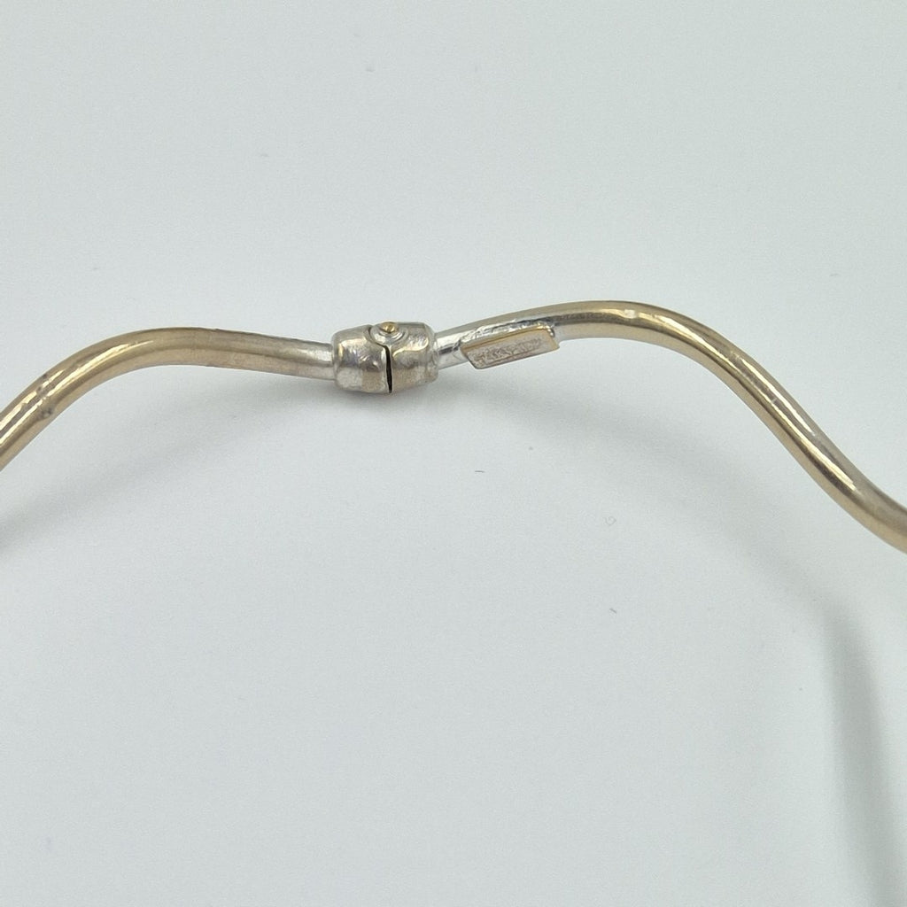 PULSERA RIGIDA ORO, ORO BLANCO 14 K 2.7 GRMS (SEMINUEVO)