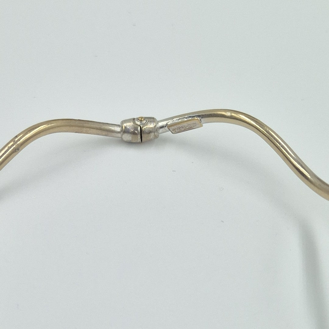 PULSERA RIGIDA ORO, ORO BLANCO 14 K 2.7 GRMS (SEMINUEVO)