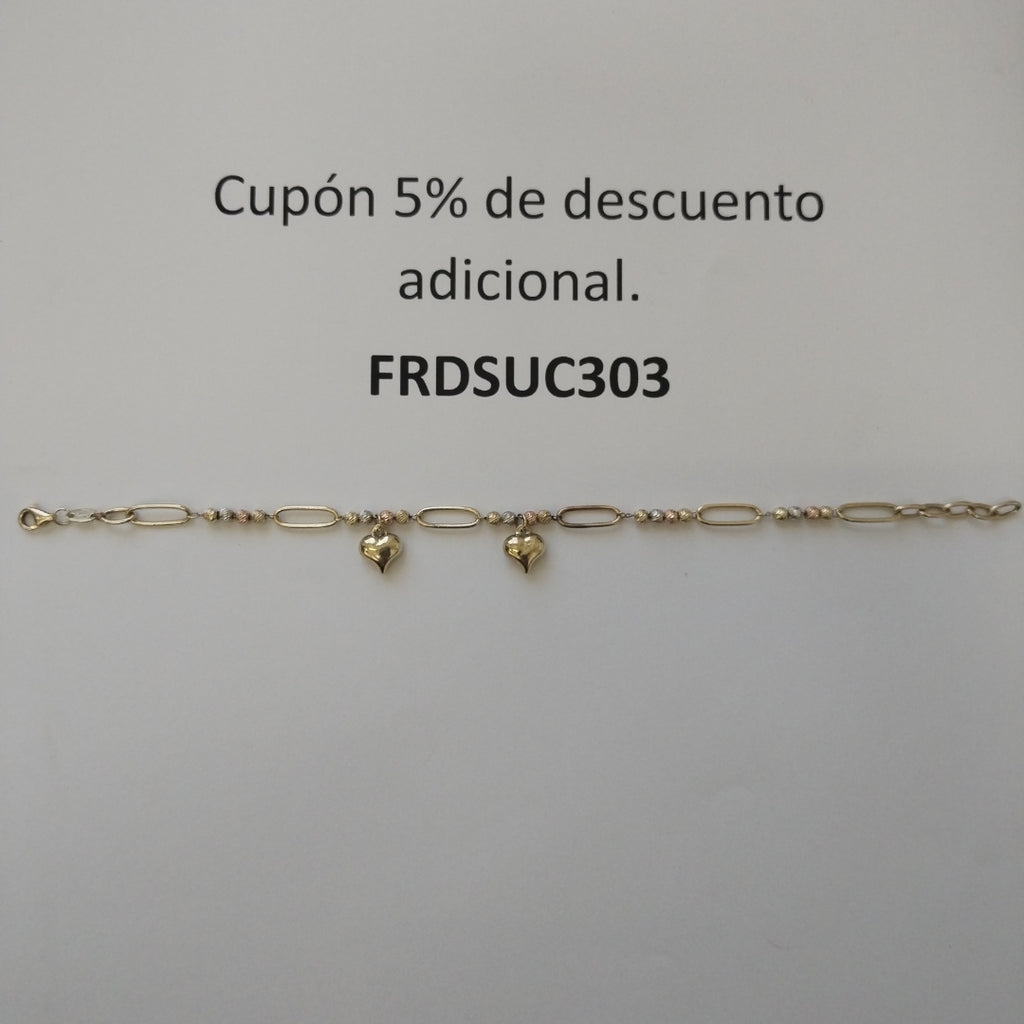 BRAZALETE ORO 10 K 4.2 GRMS (SEMINUEVO)