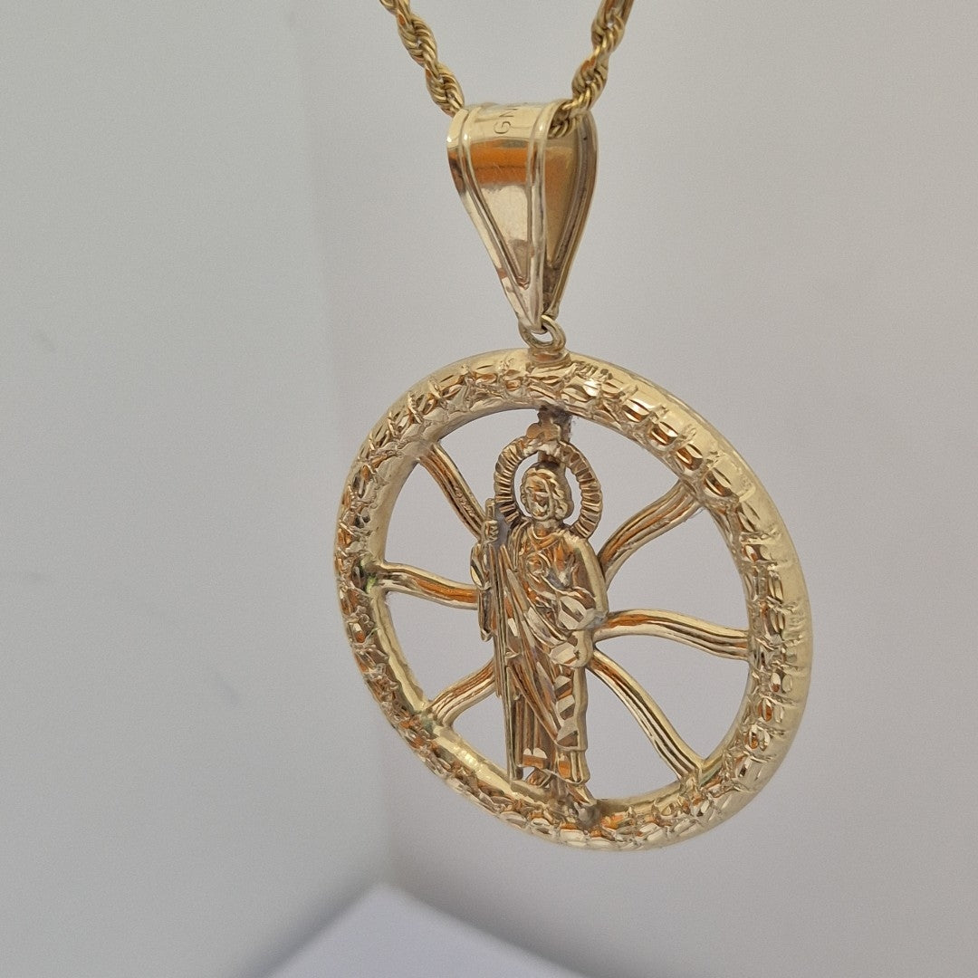 MEDALLA RELIGIOSA ORO 10 K 7,90 GRMS (SEMINUEVO)