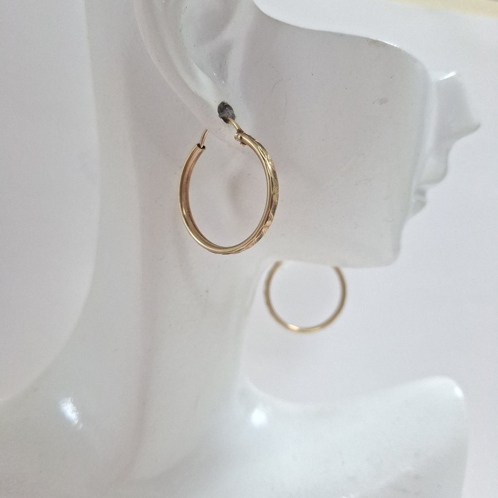 ARRACADAS PAR ORO 10 K 1.7 GRMS (SEMINUEVO)