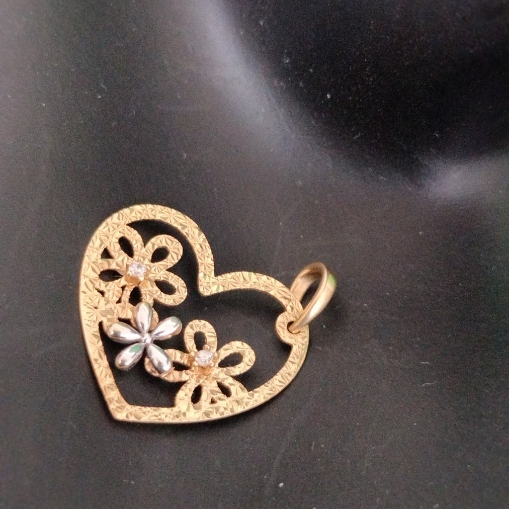 DIJE ORO COMBINADO 10 K 0,90 GRMS (SEMINUEVO)
