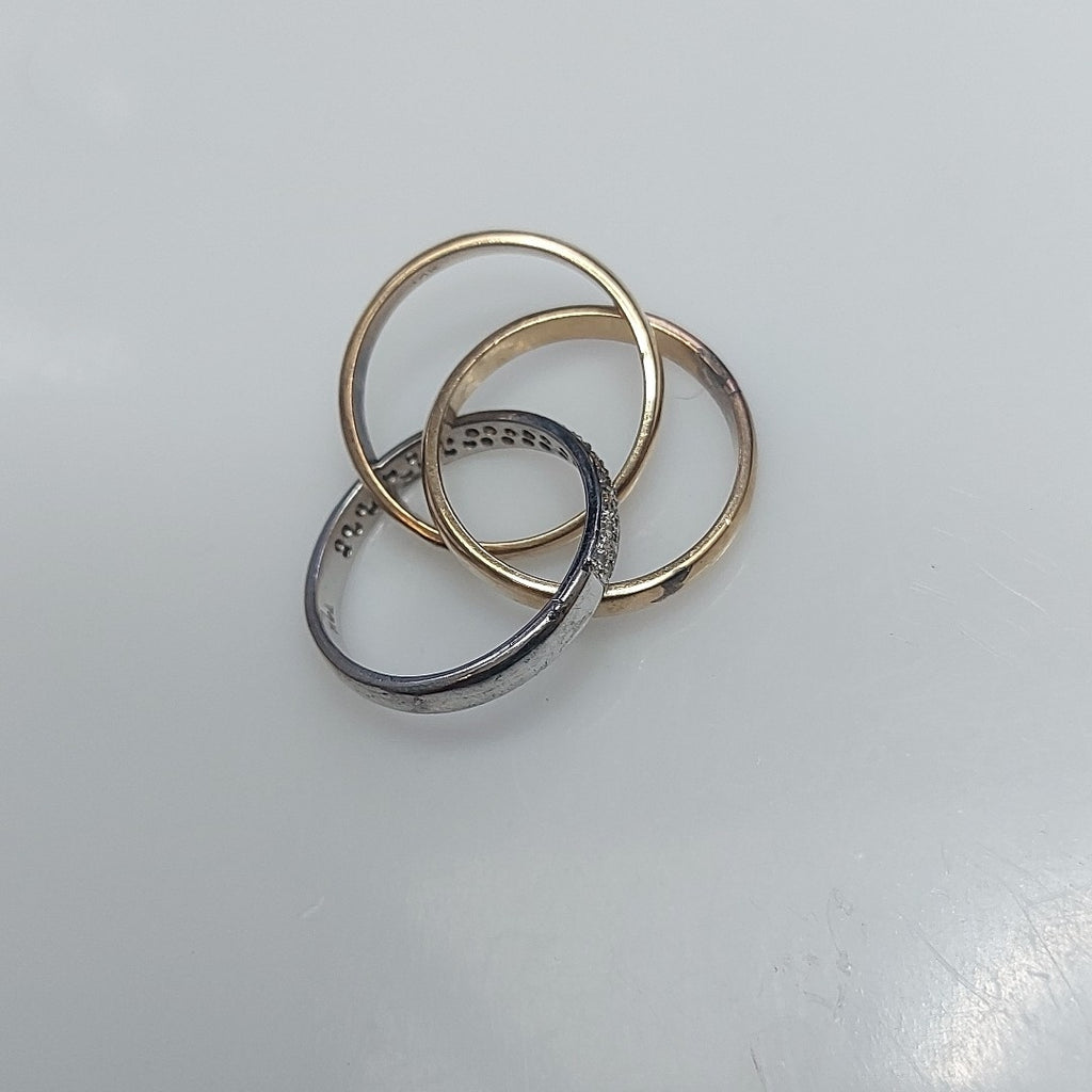 ANILLITO ORO COMBINADO 8 K 9.2 GRMS (SEMINUEVO)