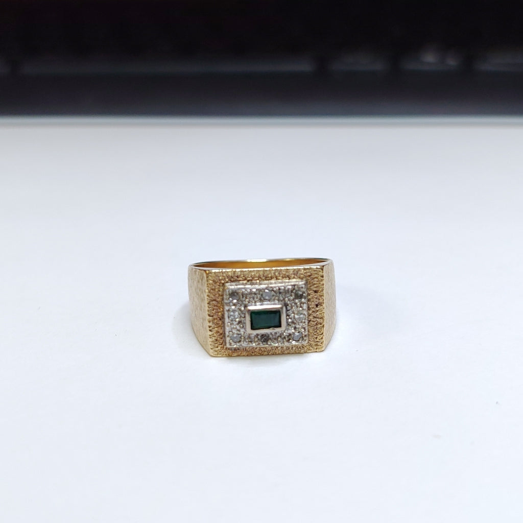 ANILLO ORO 14 K 13,10 GRMS (SEMINUEVO)