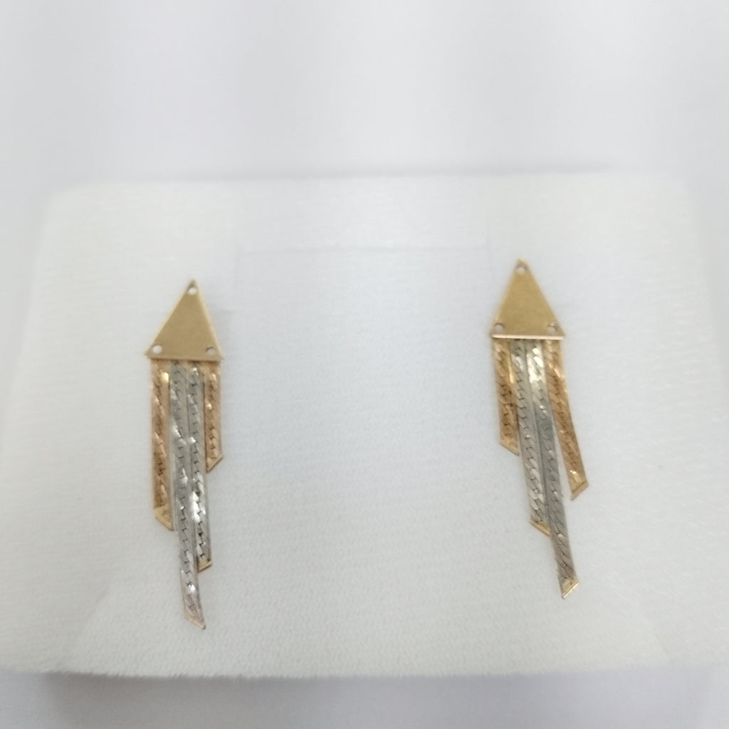 BROQUELES PAR ORO 14 K 2,20 GRMS (SEMINUEVO)