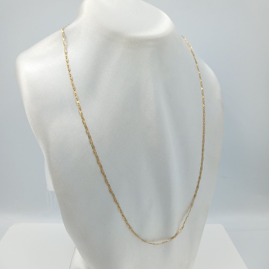 CADENA ORO COMBINADO 14 K 3,30 GRMS (SEMINUEVO)