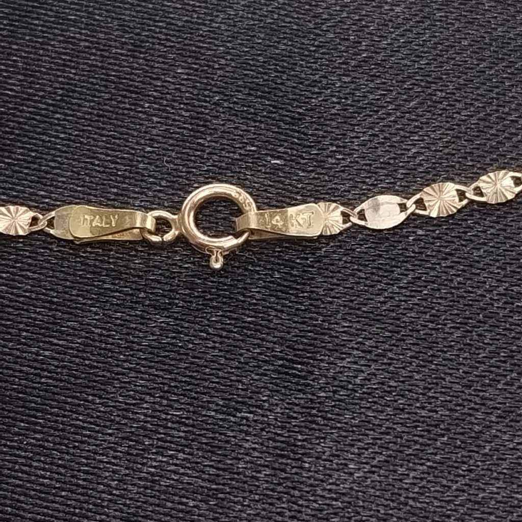 CADENA ORO 14 K 1,80 GRMS (SEMINUEVO)