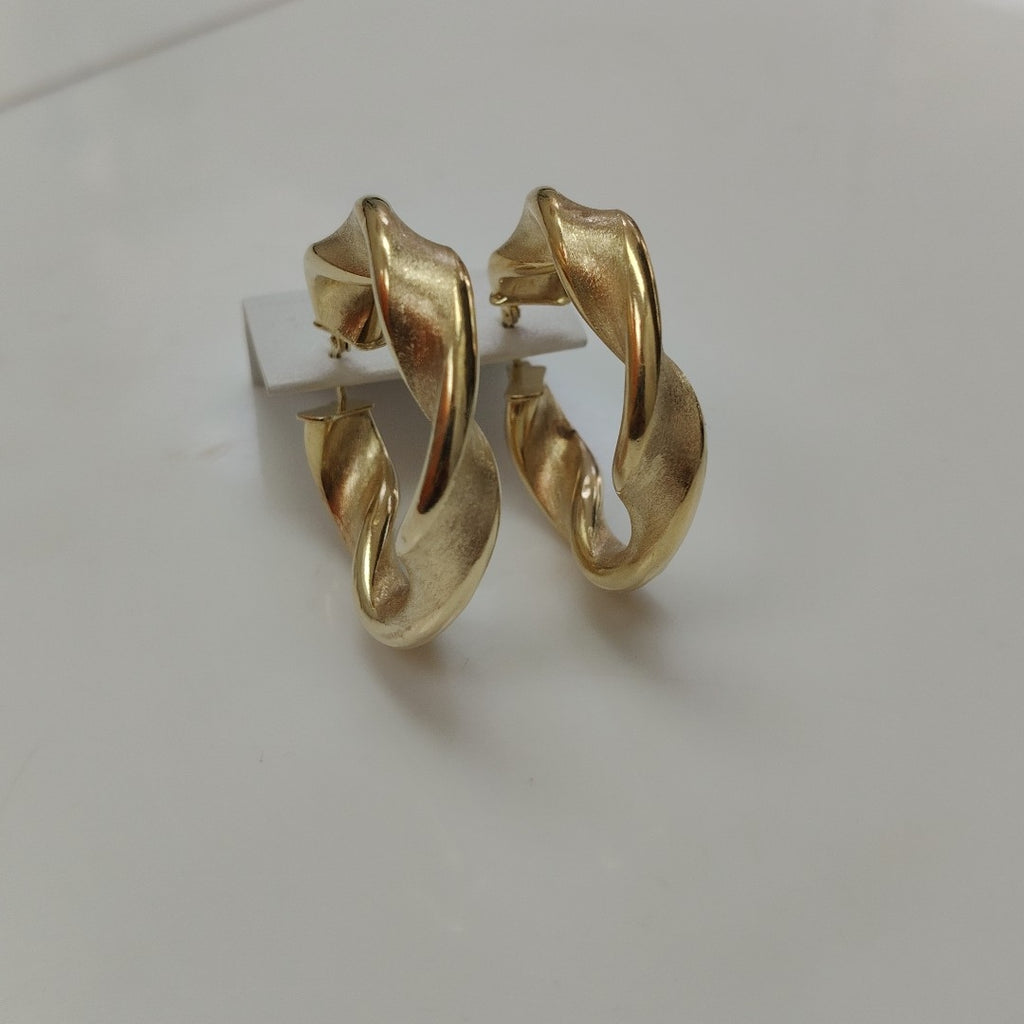 ARRACADAS PAR ORO 14 K 6.8 GRMS (SEMINUEVO)