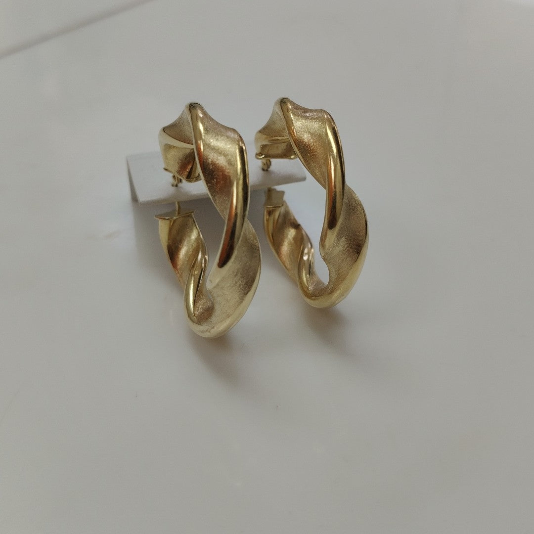 ARRACADAS PAR ORO 14 K 6.8 GRMS (SEMINUEVO)